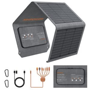 Panneau Solaire Pliable 40W — 23,5% Efficacité, Livraison France